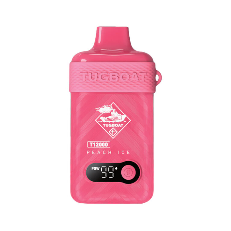 Tugboat T12000 Peach Ice Disposable Vape