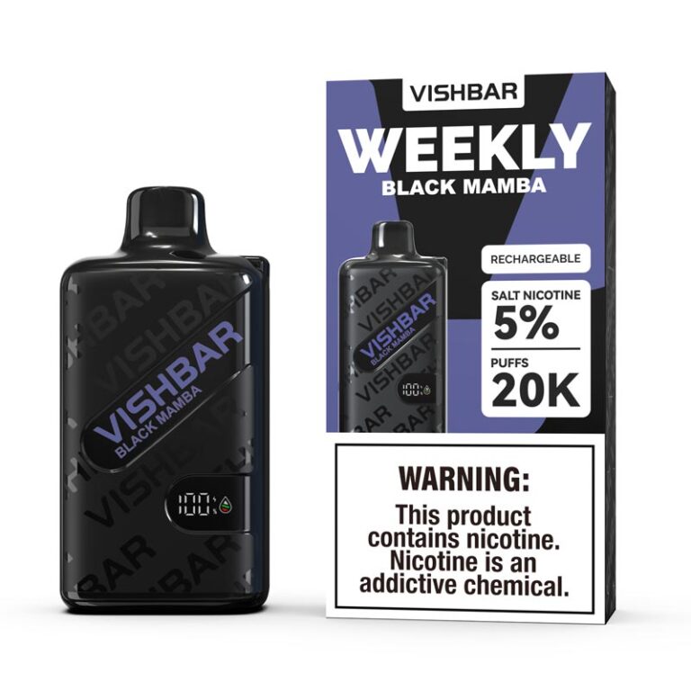 Vishbar Weekly Black Mamba 20000 Puffs Disposable Vape