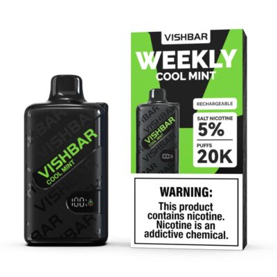 Vishbar Weekly Cool Mint 20000 Puffs Disposable Vape
