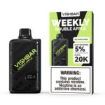 Vishbar Weekly Double Apple 20000 Puffs Disposable Vape
