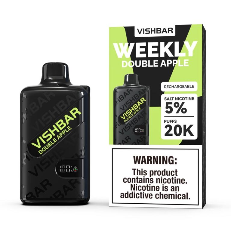 Vishbar Weekly Double Apple 20000 Puffs Disposable Vape