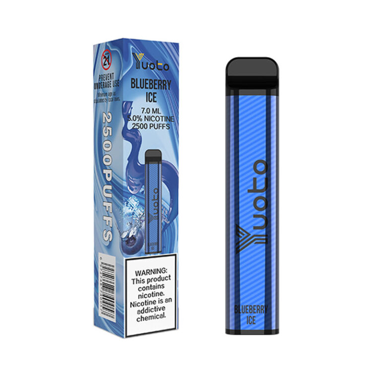 Yuoto XXL 2500 Puffs Blueberry Ice Disposable Vape