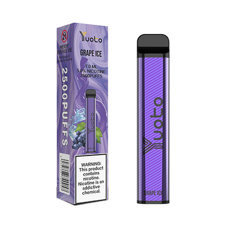 Yuoto-Xxl-2500-Puffs-Grape-Ice Yuoto XXL 2500 Puffs Grape Ice Disposable Vape