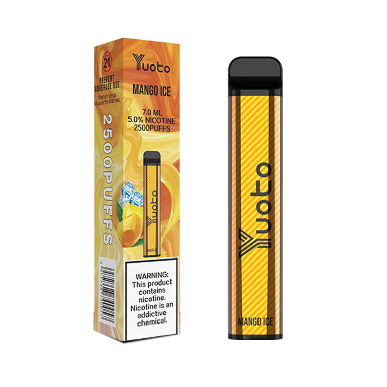 Yuoto XXL 2500 Puffs Mango Ice Disposable Vape