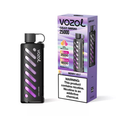 Vozol Gear Shisha Berry Mint 25000 Puffs Disposable Vape