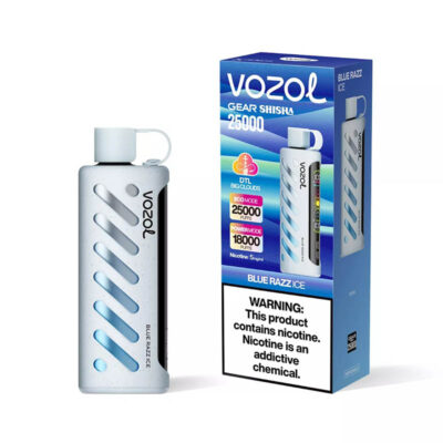 Vozol Gear Shisha 25000 Puffs Blue Razz Ice Disposable Vape
