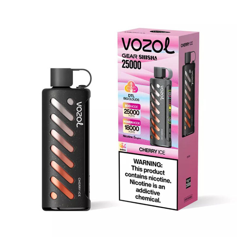 Vozol Gear Shisha 25000 Puffs Cherry Ice Disposable Vape