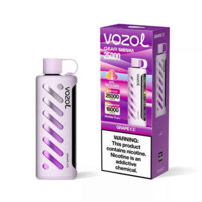 Vozol Gear Shisha 25000 Puffs Grape Ice Disposable Vape