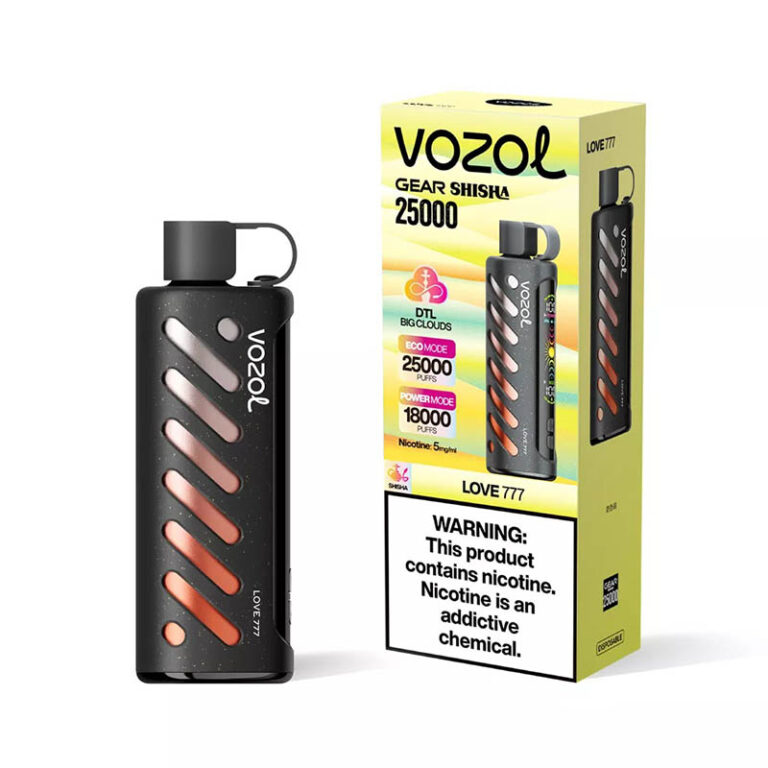 Vozol Gear Shisha 25000 Puffs Love 777 Disposable Vape