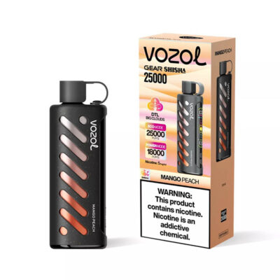 Vozol Gear Shisha 25000 Puffs Mango Peach Disposable Vape