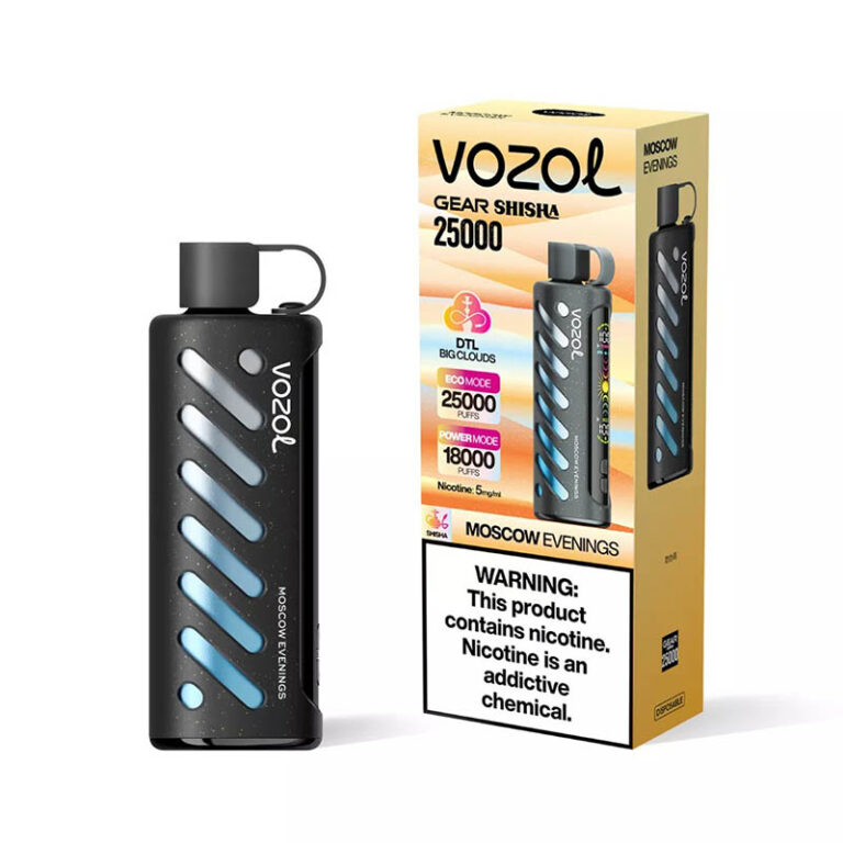 Vozol Gear Shisha 25000 Puffs Moscow Evenings Disposable Vape