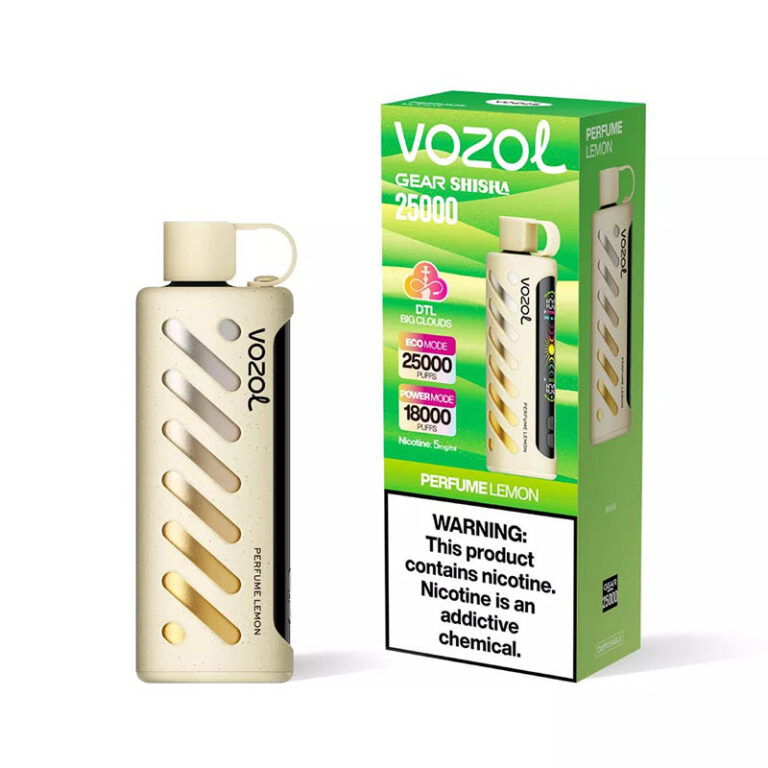 Vozol Gear Shisha 25000 Puffs Perfume Lemon Disposable Vape