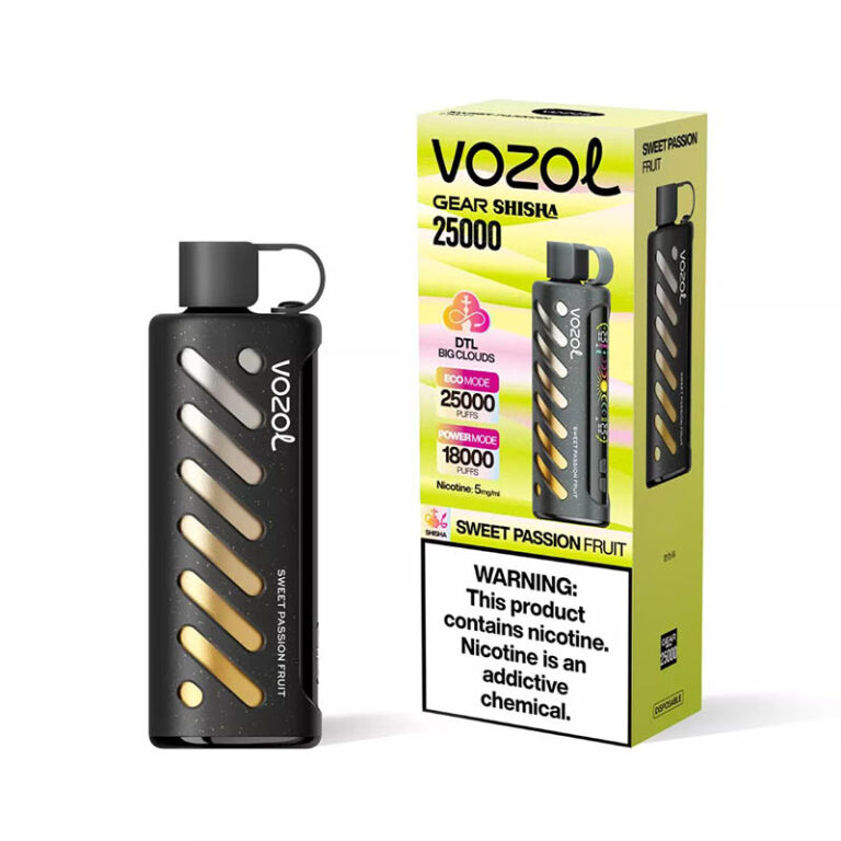 Vozol Gear Shisha 25000 Puffs Sweet Passionfruit Disposable Vape