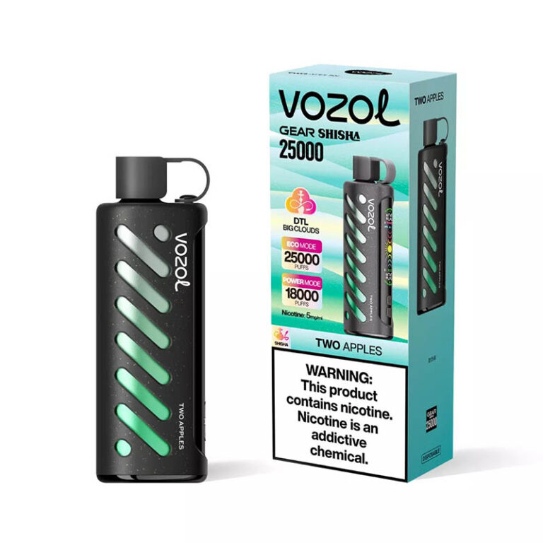 Vozol Gear Shisha 25000 Puffs Two Apples Disposable Vape