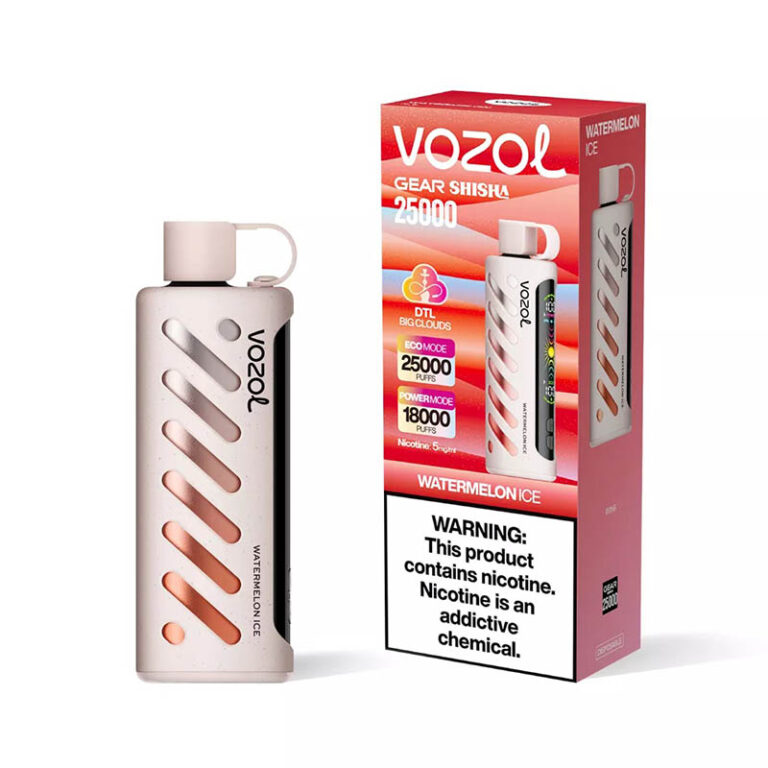 Vozol Gear Shisha 25000 Puffs Watermelon Ice Disposable Vape