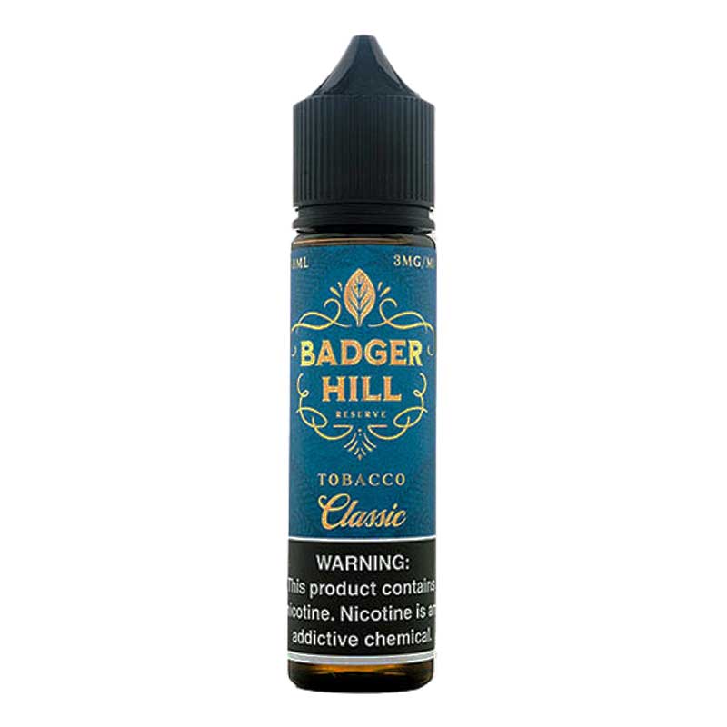 Badger-Hill-Tobacco-Classic-Freebase-E-Liquid-60ML Badger Hill Tobacco Classic Freebase E-liquid 60ML