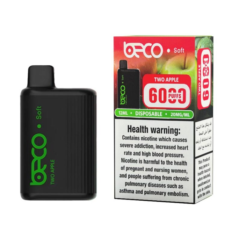 Beco Soft Two Apple 6000 Puffs Disposable Vape