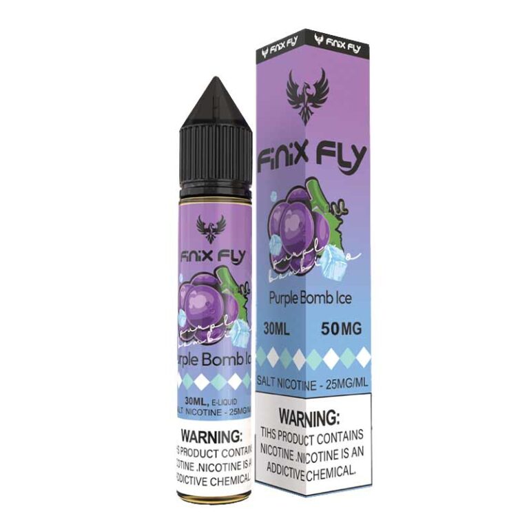 Finix Fly Purple Bomb Ice Salt Nicotine E-Liquid 30ML