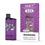 Iget Bar 3500 Puffs Grape Ice Disposable Vape