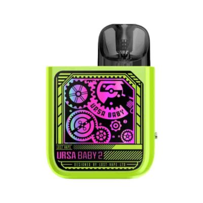 Lost Vape Ursa Baby 2 Pod System Kit Pop Green x Time Gear