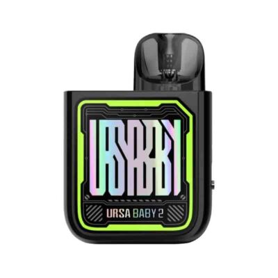 Lost Vape Ursa Baby 2 Pod System Kit Tech Black x Fancy Maze