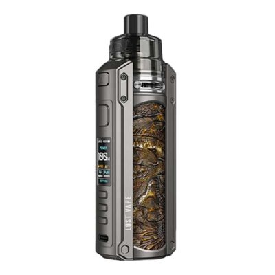 Lost Vape Ursa Quest Multi Vape Kit Gunmetal Ukiran Leather
