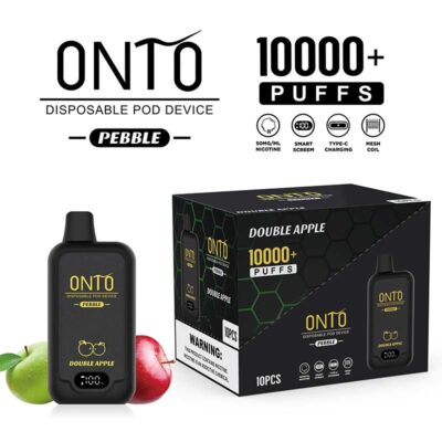 Onto Pebble Double Apple 10000 Puffs Disposable Vape