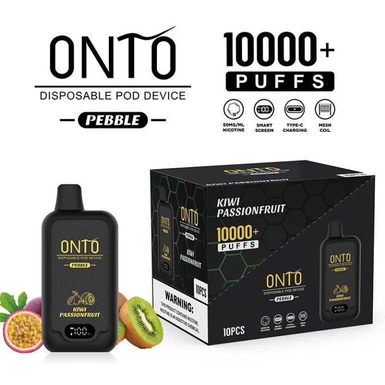 Onto Pebble Kiwi Passionfruit 10000 Puffs Disposable Vape
