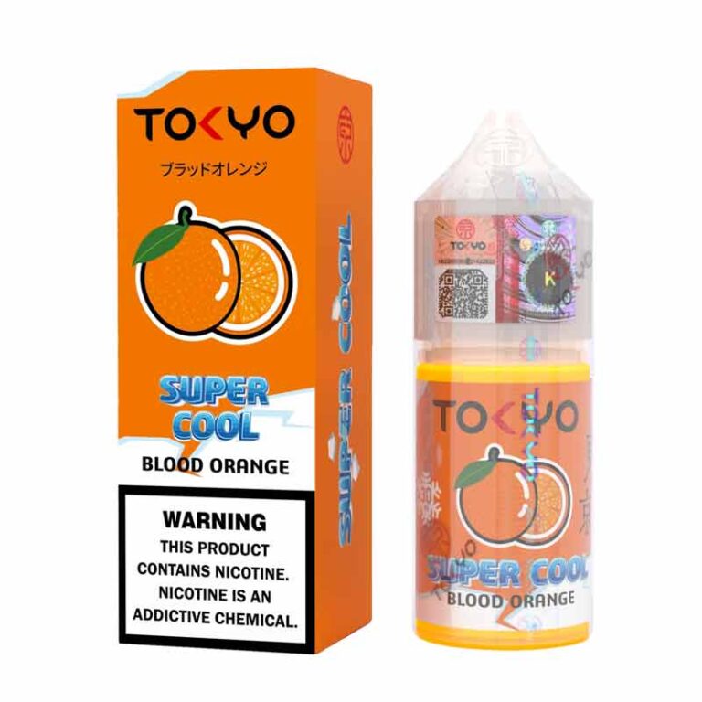 Tokyo Blood Orange Salt Nicotine E-Liquid Supercool Series 30 Ml