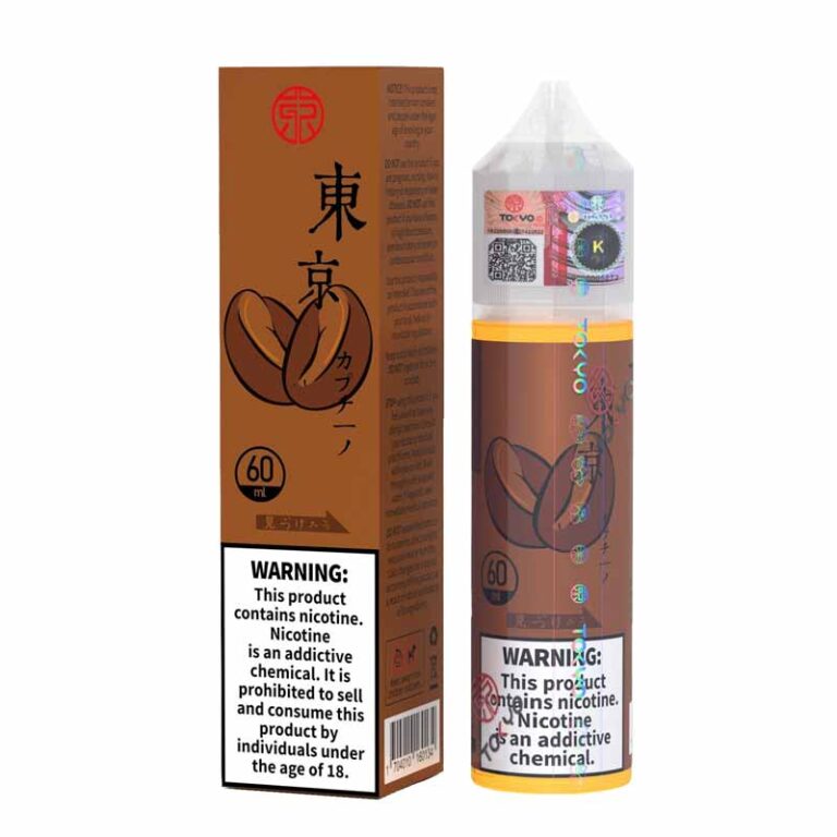 Tokyo Cappuccino Freebase E-Liquid Classic Series 60ml - Available in 0mg, 3mg, 6mg Nicotine Strengths