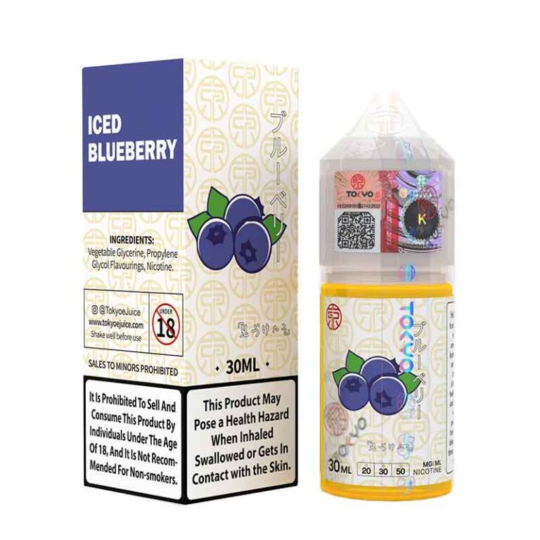 Tokyo Iced Blueberry Salt Nicotine E-Liquid 30Ml