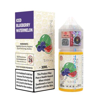 Tokyo Iced Blueberry Watermelon Salt Nicotine E-Liquid 30Ml