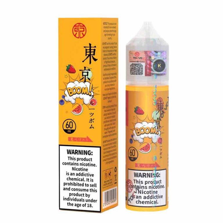 Tokyo Iced Fruit Bomb Freebase E-Liquid Classic Series 60ml - Available in 0mg, 3mg, 6mg Nicotine Strengths