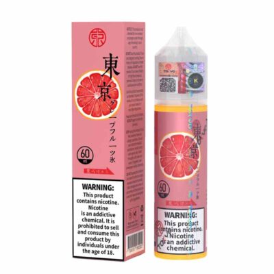 Tokyo Iced Grapefruit Freebase E-Liquid Classic Series 60ml - Available in 0mg, 3mg, 6mg Nicotine Strengths