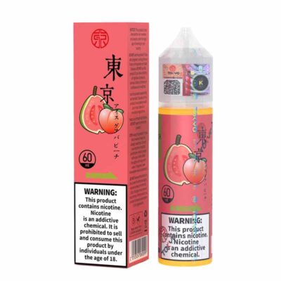 Tokyo Iced Guava Peach Freebase E-Liquid Classic Series 60ml - Available in 0mg, 3mg, 6mg Nicotine Strengths