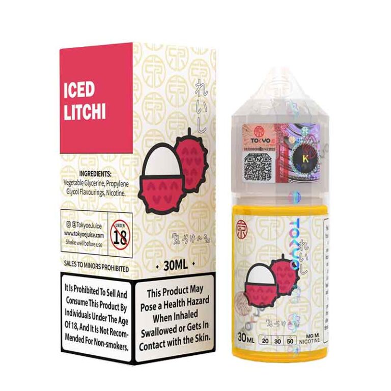 Tokyo Iced Litchi Salt Nicotine E-Liquid 30Ml