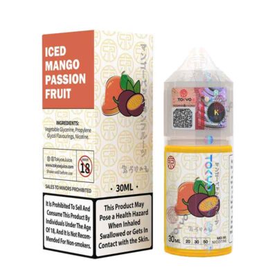Tokyo Iced Mango Passionfruit Salt Nicotine E-Liquid 30Ml