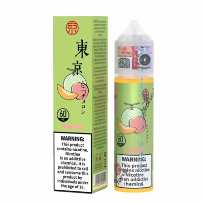 Tokyo Iced Peach Melon Freebase E-Liquid Classic Series 60ml - Available in 0mg, 3mg, 6mg Nicotine Strengths