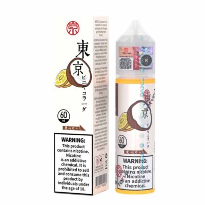 Tokyo Iced Pina Colada Freebase E-Liquid Classic Series 60ml - Available in 0mg, 3mg, 6mg Nicotine Strengths