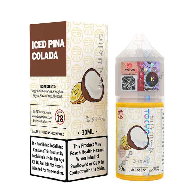 Tokyo Iced Pina Colada Salt Nicotine E-Liquid 30Ml