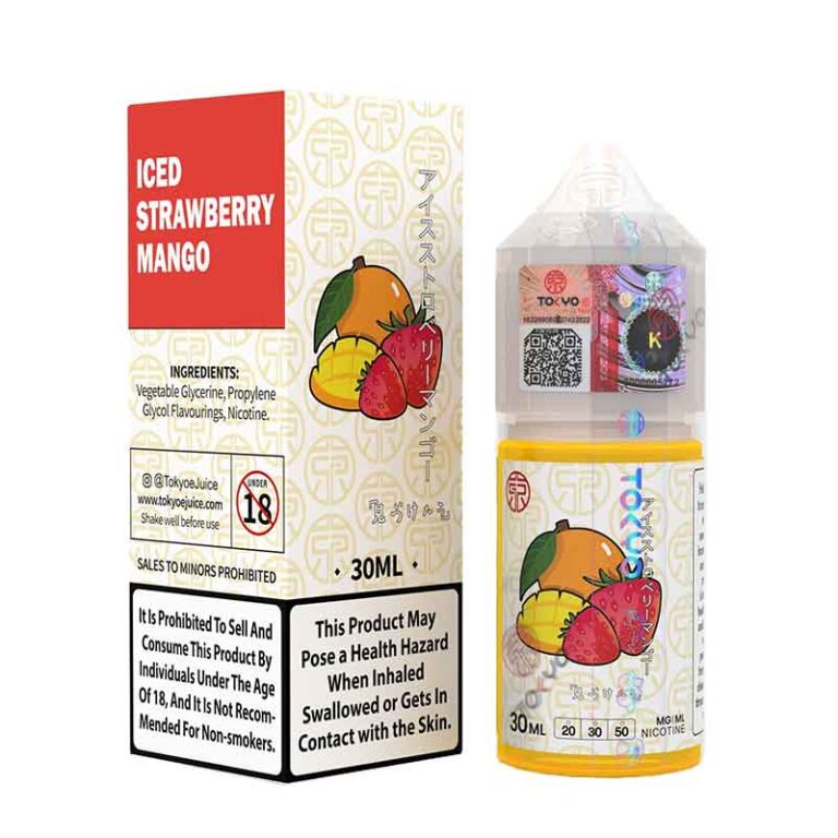 Tokyo Iced Strawberry Mango Salt Nicotine E-Liquid 30Ml