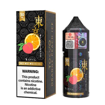 Tokyo orange Peach Ice Salt Nicotine E-liquid Golden Series 30ML