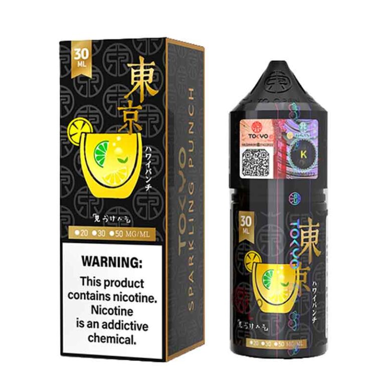 Tokyo Sparkling Punch Salt Nicotine E-liquid Golden Series 30ML
