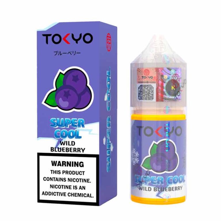 Tokyo Wild Blueberry Salt Nicotine E-Liquid Supercool Series 30 Ml