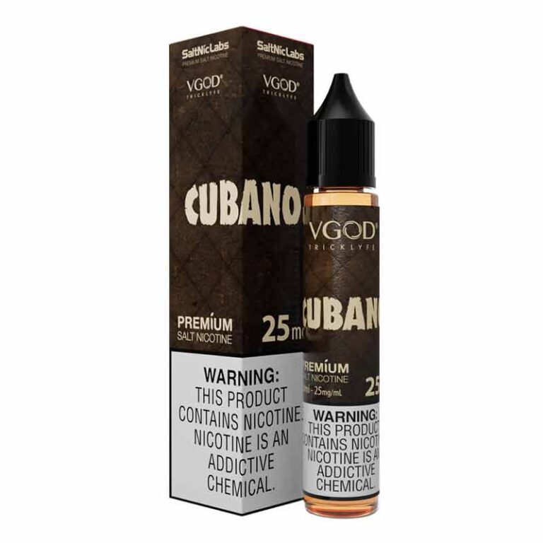 Vgod Cubano Salt Nicotine E-Liquid 30ML uae