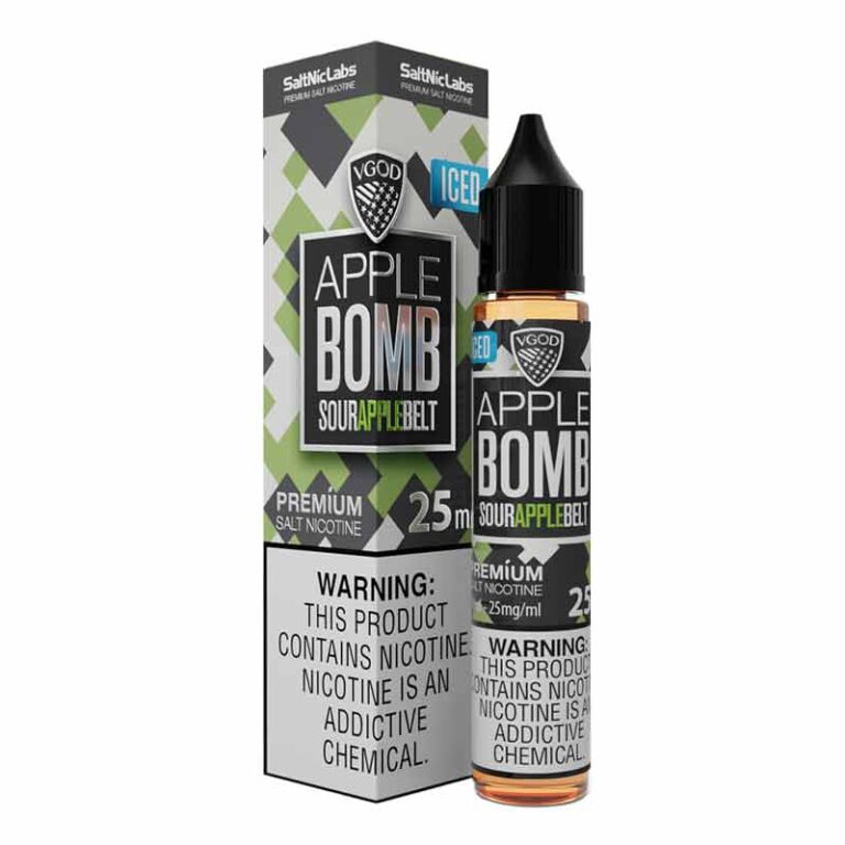 Vgod Iced Apple Bomb Salt Nicotine E-Liquid 30ML uae
