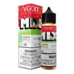Vgod Mix Iced Strawberry Apple Freebase E-Liquid 60ML - Available in 0mg, 3mg, 6mg, 12mg, 18mg Nicotine Strengths