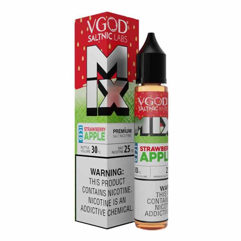 Vgod Mix Iced Strawberry Apple Salt Nicotine E-Liquid 30ML uae
