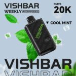 Vishbar Weekly Cool Mint 20000 Puffs Disposable Vape Uae Delivery