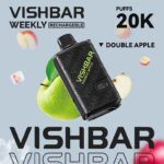 Vishbar Weekly Double Apple 20000 Puffs Disposable Vape Uae Delivery
